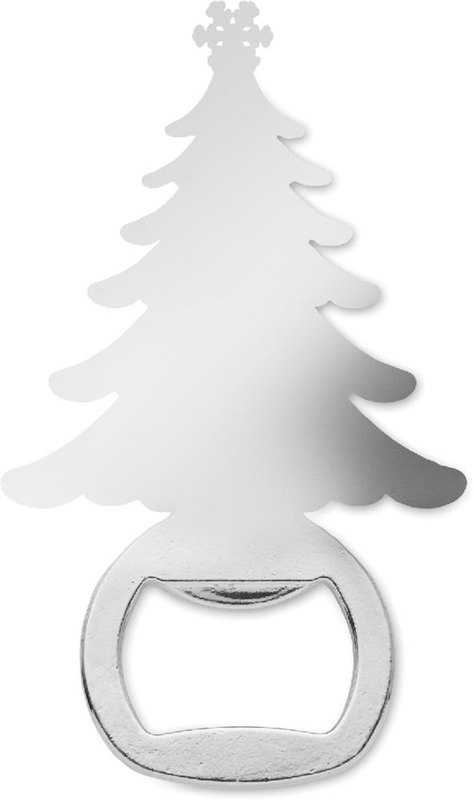 Décapsuleur à motif de Noël: Emplacement du logo – face 1 du produit