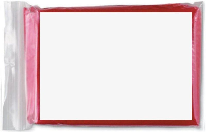 Poncho pliable sous sachet: Impression numérique — Insert 1