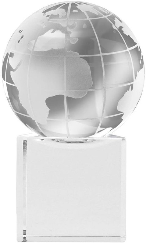 Presse-papiers globe Mundi: Emplacement du logo — Base: Face arrière