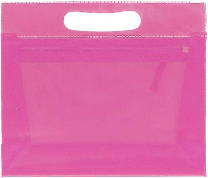 Trousse de toilette transparente: Emplacement du logo – face arrière du produit