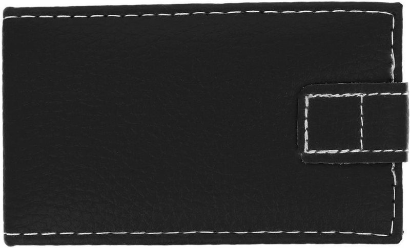 Set de manucure de 6 instruments en pochette: Emplacement du logo – face arrière du produit