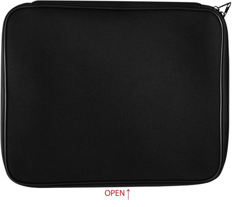 Housse pour ordinateur portable: Emplacement du logo – face avant