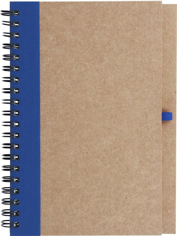 Carnet B6 recyclé avec stylo: Gravure laser — Avant du produit