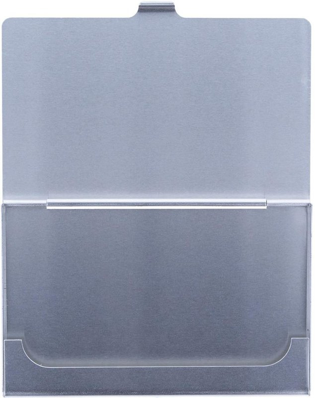 Aluminiowy wizytownik: Logo position – inside of lid
