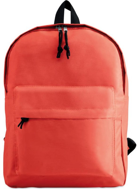 Sac à dos en polyester 600D: Emplacement du logo — Poche avant