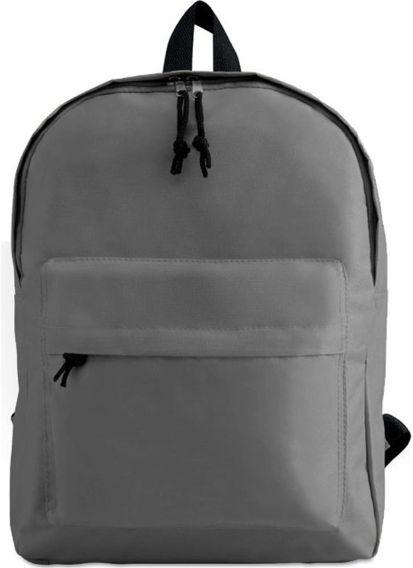 Sac à dos en polyester 600D: Emplacement du logo — Avant du produit, au-dessus de la poche