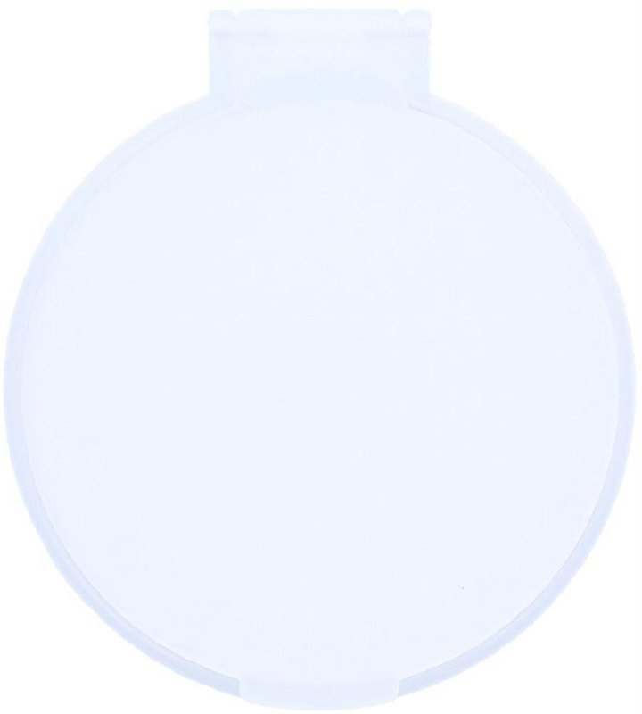 Miroir de maquillage: Emplacement du logo – dessus du produit