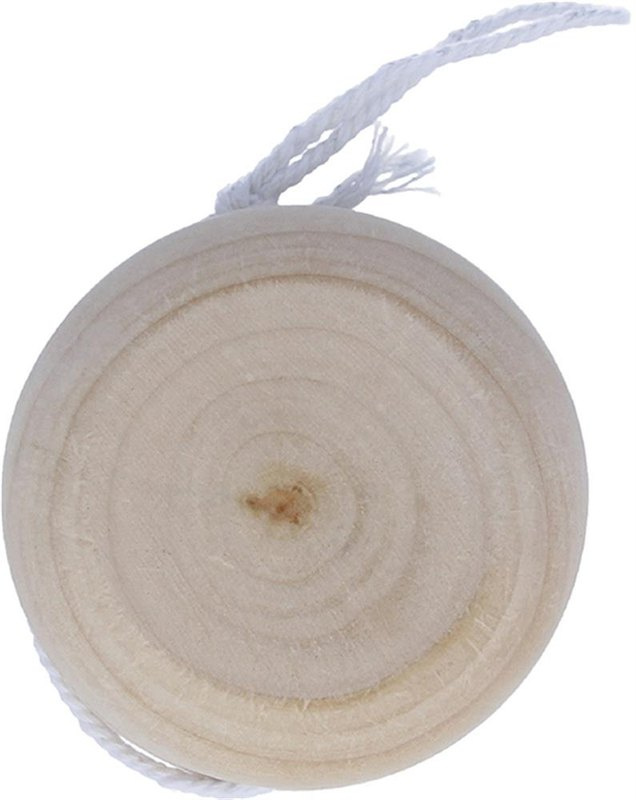 Yoyo en bois: Emplacement du logo – face arrière du produit