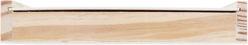 Coffret en bois de 4 jeux: Emplacement du logo – face avant du produit