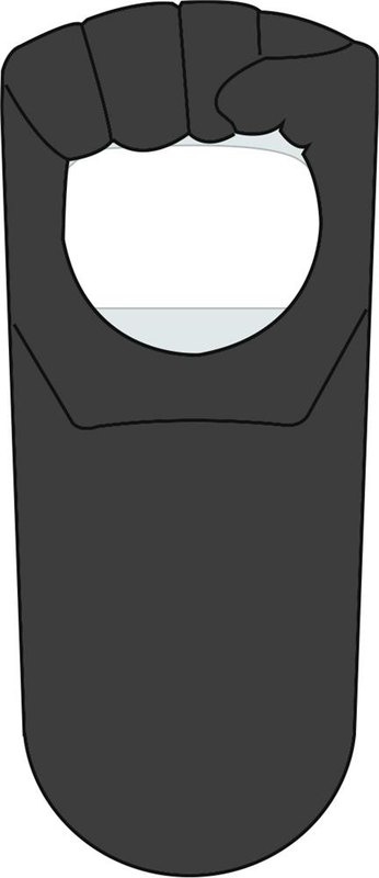 Décapsuleur avec bouchon: Emplacement du logo – dessus du produit