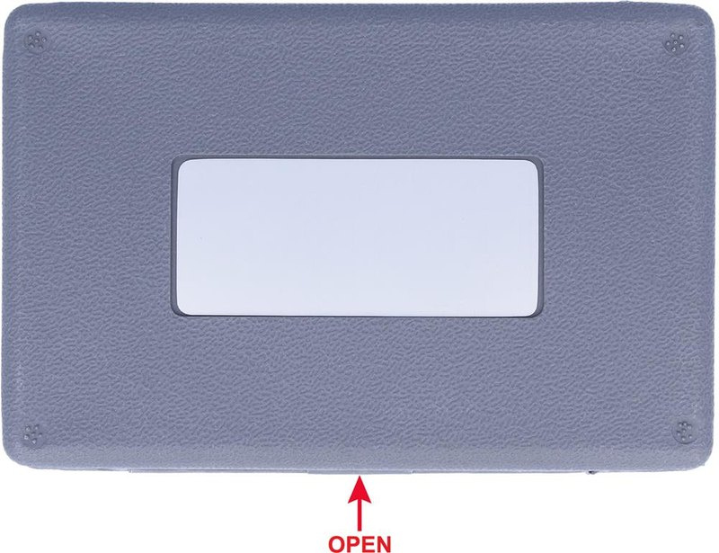 Coffret pliant d’outils, 25 pièces: Emplacement du logo — Boîte: Dessus