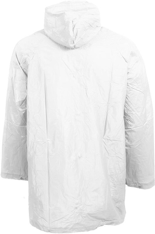 Imperméable en PVC avec capuche: Emplacement du logo – face arrière du produit