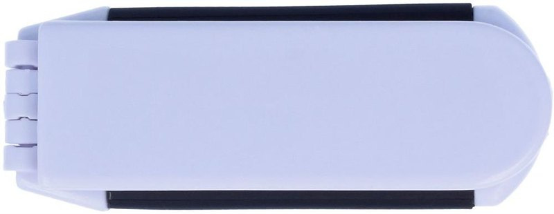 Brosse à cheveux pliable avec miroir: Emplacement du logo – dessus du produit