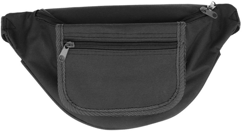 Sac banane avec poche: Emplacement du logo – face avant du produit