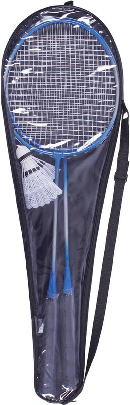 Set de badminton pour 2 joueurs: Emplacement du logo — Sac en PVC — Avant