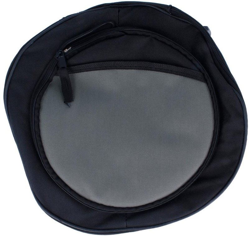 Sac isotherme avec barbecue: Emplacement du logo — Rabat du sac