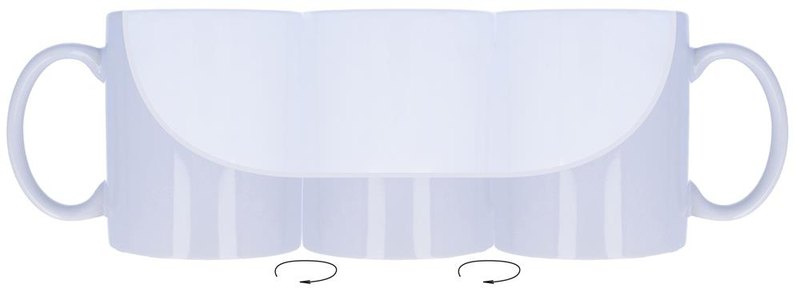 Mug classique en céramique de 300 ml: Transfert céramique — Intérieur du produit