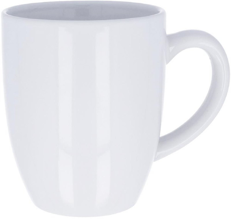 Mug en céramique de 300 ml: Emplacement du logo — lecture pour droitier