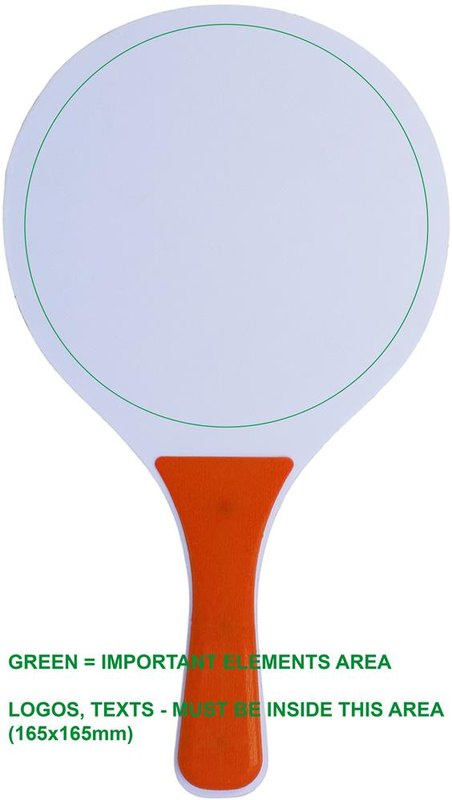 Petit set de tennis de plage: Impression numérique — Raquette 2 — Avant