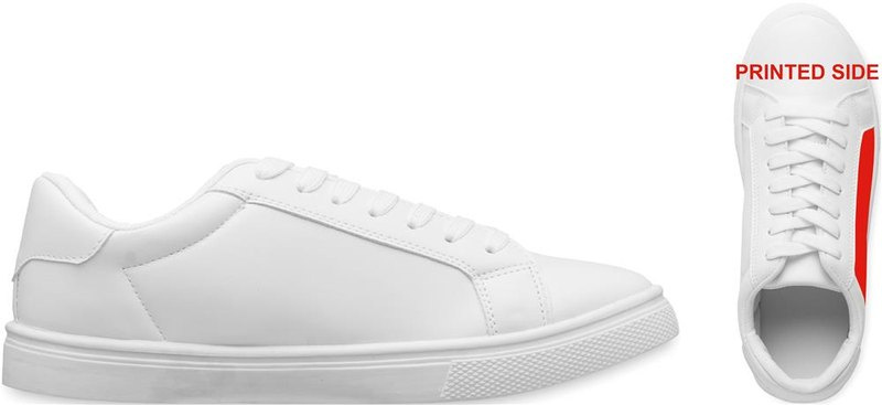 Baskets en PU, pointure 40: Emplacement du logo — Face 1 du produit: Côté droit