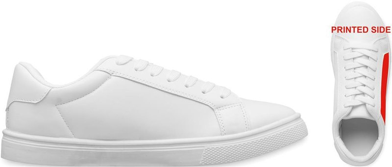 Baskets en PU, pointure 44: Emplacement du logo — Face 1 du produit: Côté droit