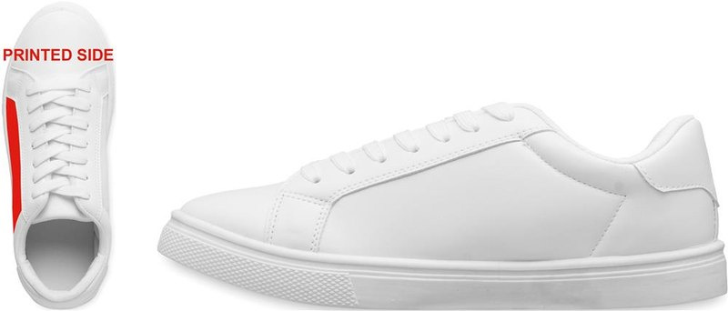 Baskets en PU, pointure 44: Emplacement du logo — Face 1 du produit: Côté gauche