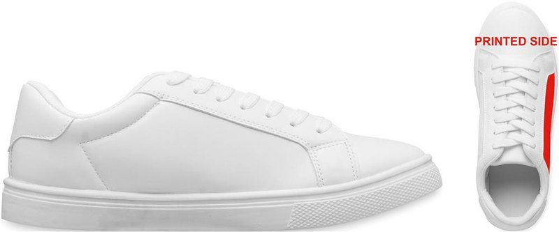 Baskets en PU, pointure 45: Emplacement du logo — Face 1 du produit: Côté droit