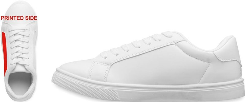 Baskets en PU, pointure 45: Emplacement du logo — Face 1 du produit: Côté gauche