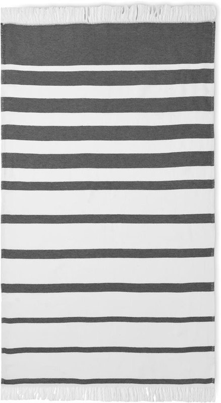 Serviette hammam SEAQUAL® 100 × 170 cm: Broderie — Serviette: Centre