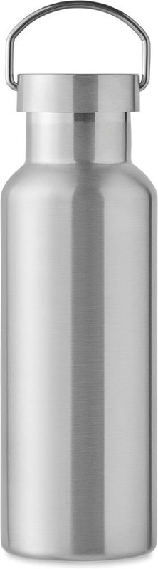 Bouteille à double paroi de 500 ml: Emplacement du logo – face avant du produit