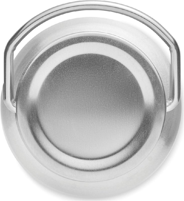 Bouteille à double paroi de 500 ml: Emplacement du logo — Couvercle: Dessus