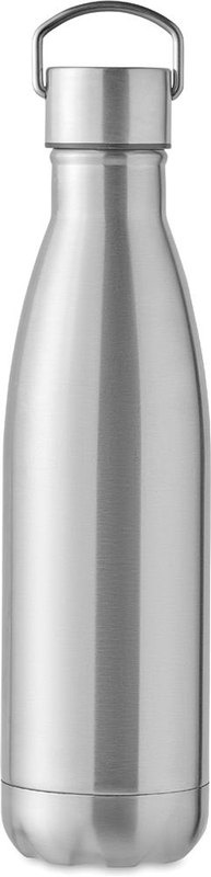 Bouteille à double paroi de 500 ml: Emplacement du logo – face avant du produit