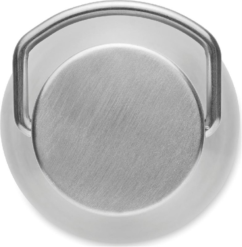 Bouteille à double paroi de 500 ml: Emplacement du logo – couvercle