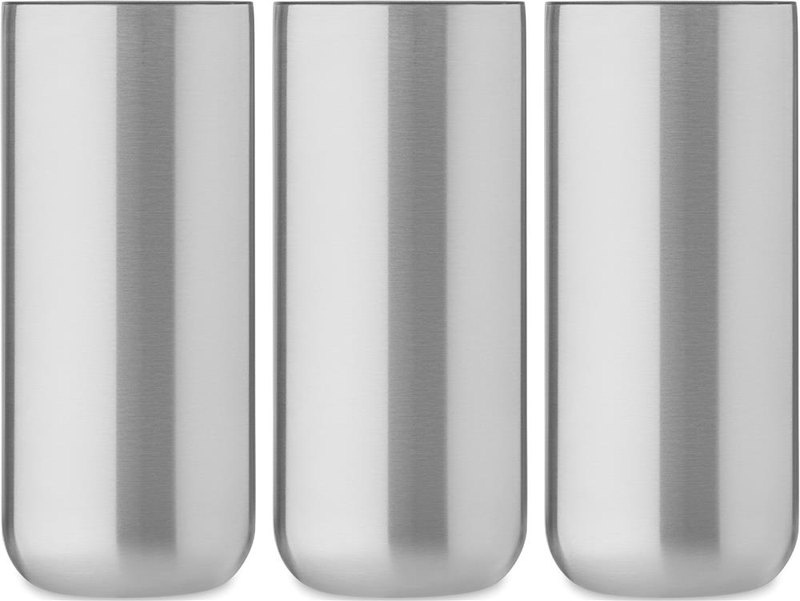 Bouteille à double paroi de 330 ml: Sérigraphie circulaire – autour du produit