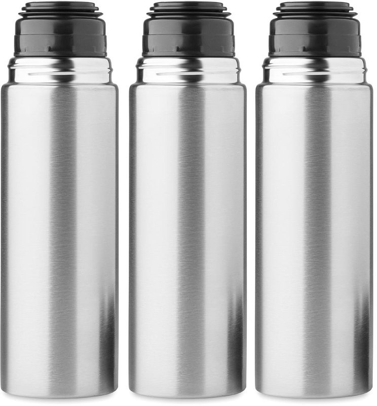 Bouteille à double paroi de 420 ml: Sérigraphie circulaire – autour du produit