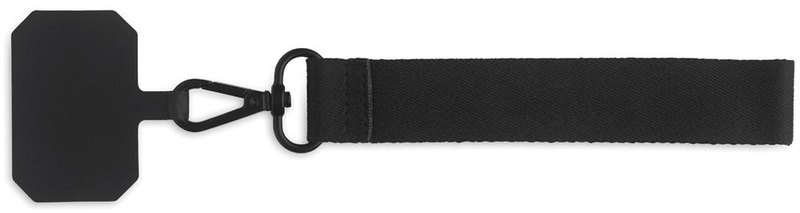 Dragonne de téléphone en polyester: Emplacement du logo — Bande: Face 2 du produit