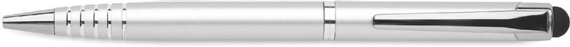 Stylo à bille avec stylet: Emplacement du logo — à côté du clip