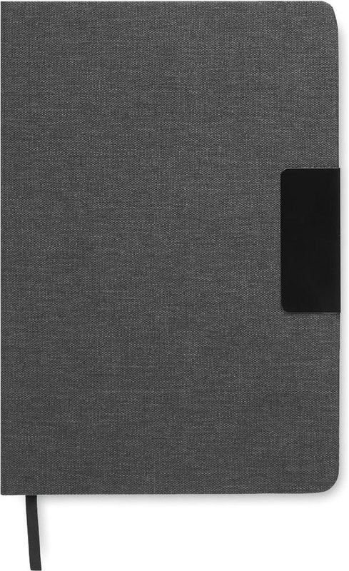 Coffret cadeau de luxe de 3 pièces: Emplacement du logo — Carnet: Avant
