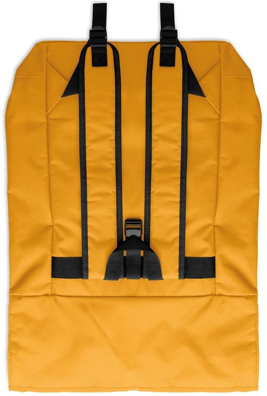 Sac à dos à fermeture enroulable en polyester 600D: Emplacement du logo – dessus du produit