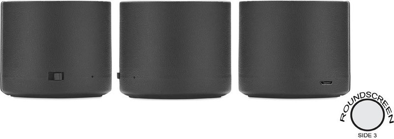 Enceinte sans fil en PU recyclé: Sérigraphie circulaire – autour du produit