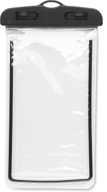 Pochette étanche pour smartphone: Emplacement du logo – face avant du produit