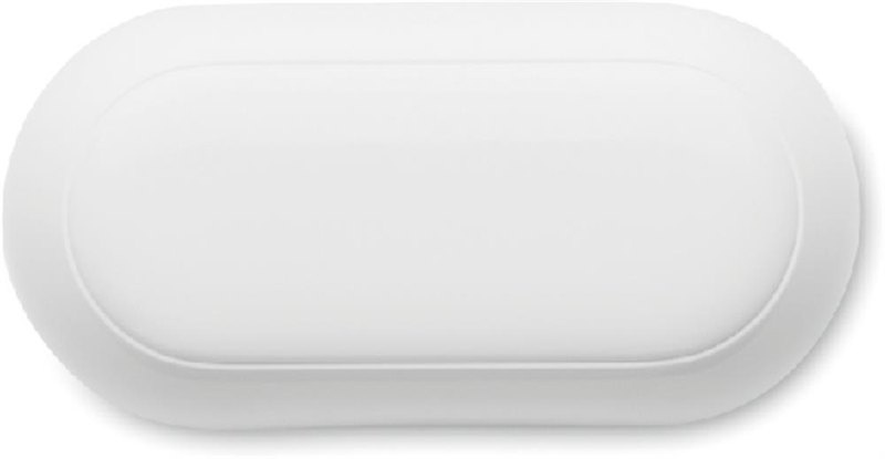 Écouteurs TWS avec base de charge: Emplacement du logo – dessus du produit