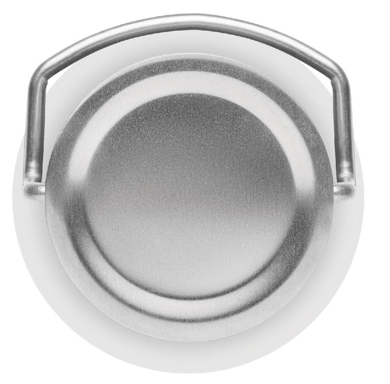 Bouteille à double paroi de 500 ml: Emplacement du logo — Couvercle: Dessus