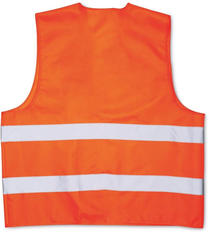 Gilet en maille: Emplacement du logo – face arrière du produit