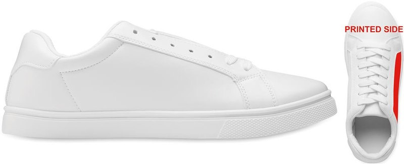 Baskets en PU, pointure 46: Emplacement du logo — Face 1 du produit: Côté droit