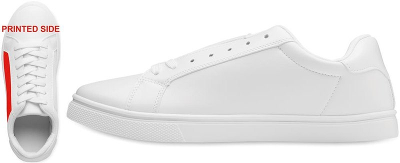 Baskets en PU, pointure 46: Emplacement du logo — Face 1 du produit: Côté gauche