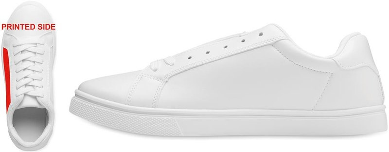Baskets en PU, pointure 47: Emplacement du logo — Face 1 du produit: Côté gauche