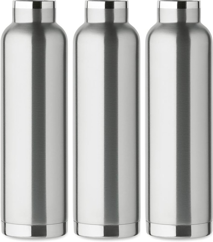 Bouteille à double paroi de 660 ml: Sérigraphie circulaire – autour du produit
