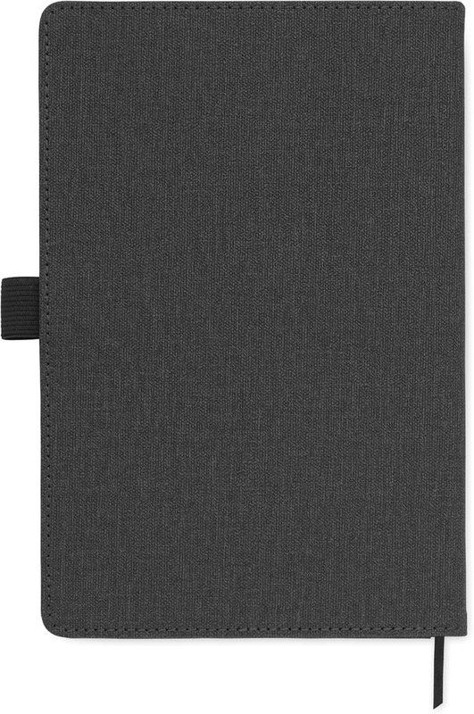 Carnet A5 en PU avec poche avant: Tampographie — Arrière du produit