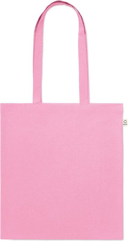 Sac de courses en coton recyclé: Impression par transfert numérique — Avant du produit
